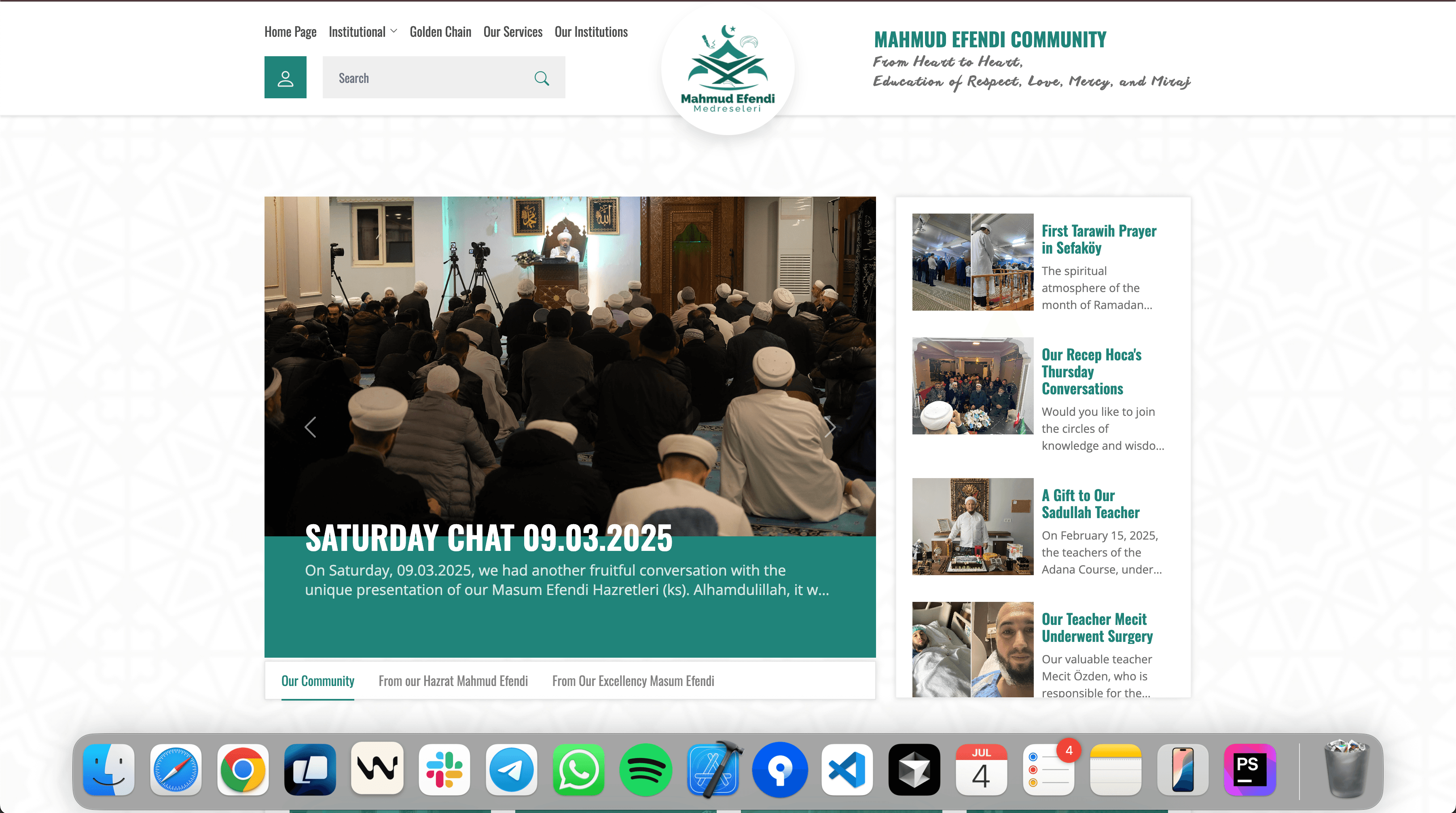 Mahmud Efendi Community Blog & News