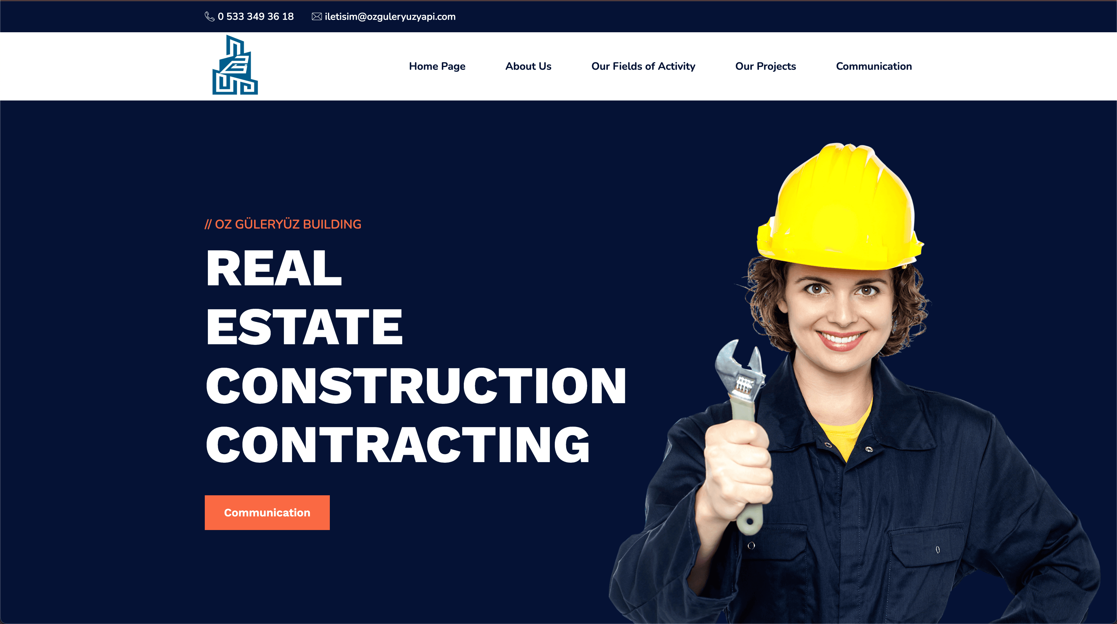 Özgüler Yüz Yapı Corporate Website
